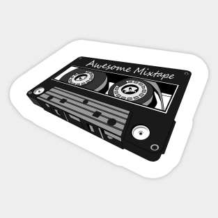 Awesome Mixtape Cassette Sticker
